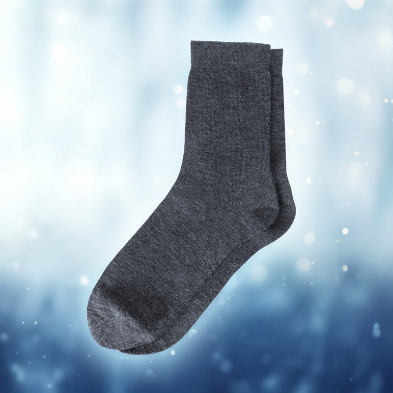 Носки утеплённые, Azhur-Wool, 70% шерсть мериноса, в ассортименте