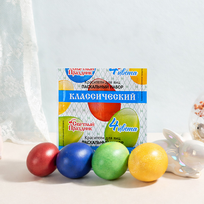 Красители для яиц "Пасхальный набор", Светлый Праздник, 4х1,25 г