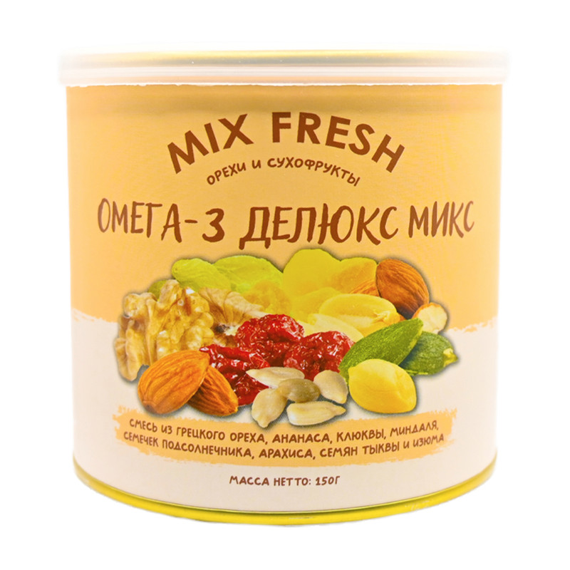 Смесь для перекуса, Mix Fresh, 150 г, в ассортименте