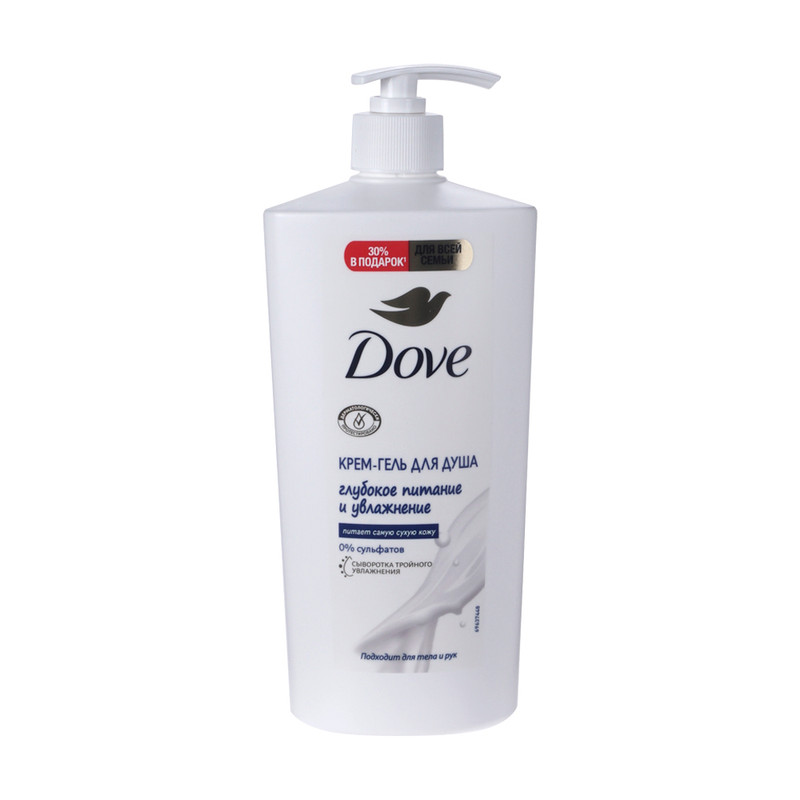 Крем-гель для душа, Dove, 610 мл