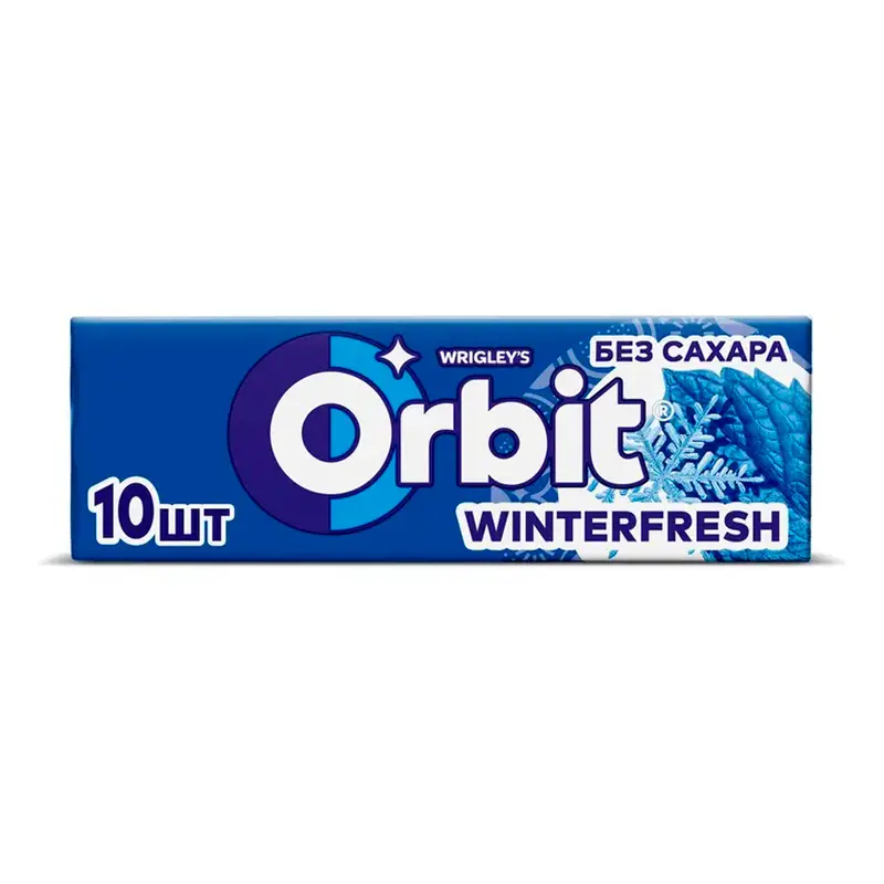 Жевательная резинка "Winterfresh", Orbit, 13,6 г