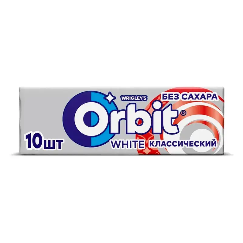 Жевательная резинка "White Классический", Orbit, 13,6 г