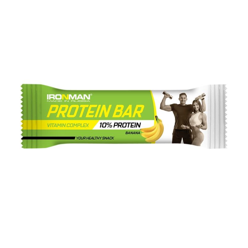 Шоколадный батончик "Protein Bar", IRON MAN, банан, 35 г