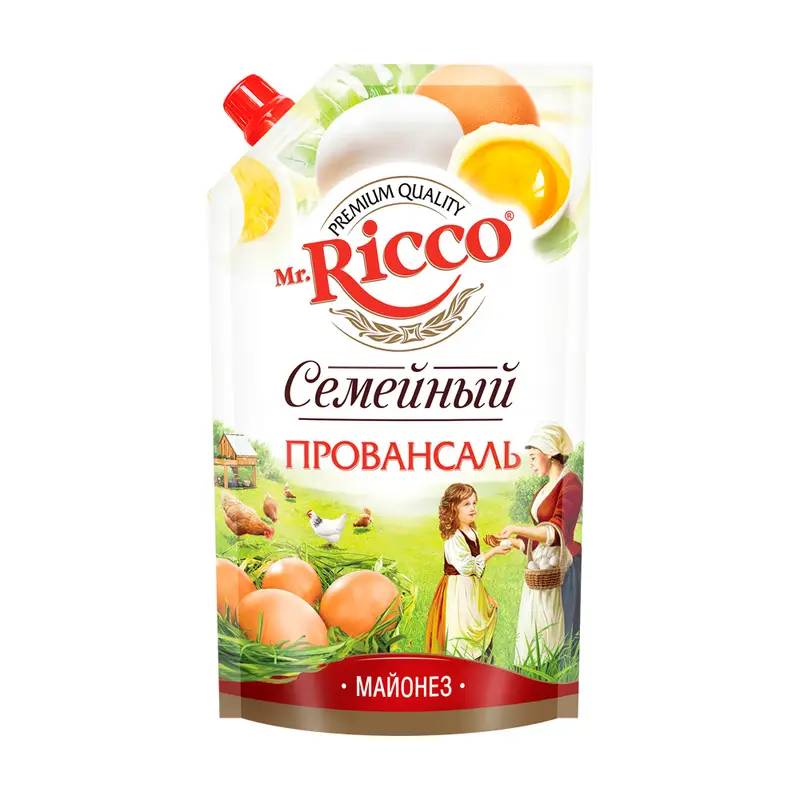 Майонез "Семейный", Mr.Ricco, провансаль, 50%, 350 мл