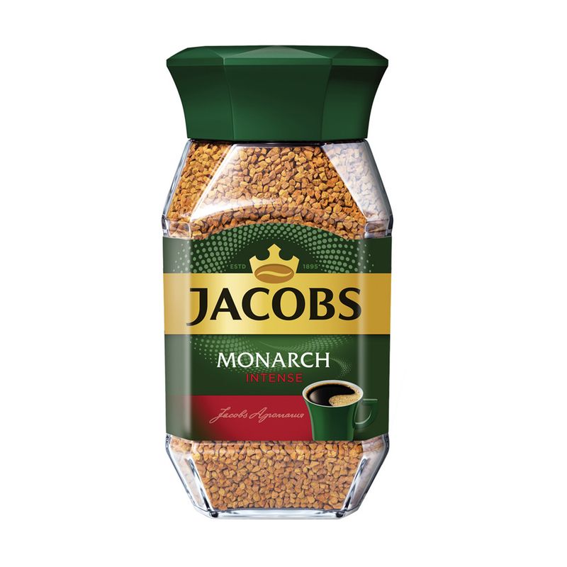 Кофе растворимый сублимированный "Intense", Jacobs Monarch, 95 г