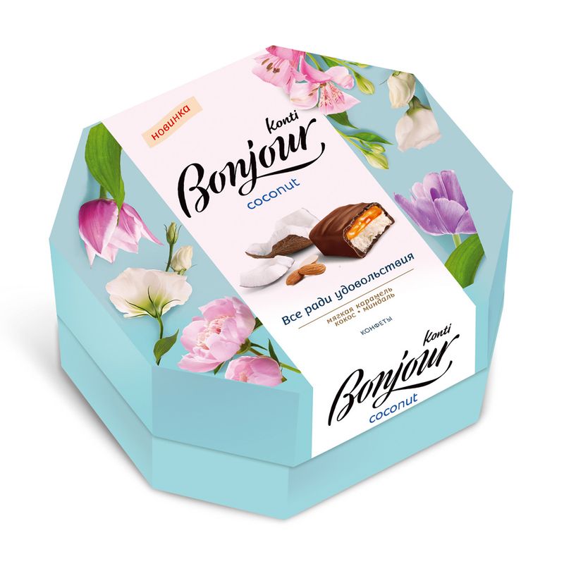 Конфеты "Coconut", Bonjour Konti, 150 г