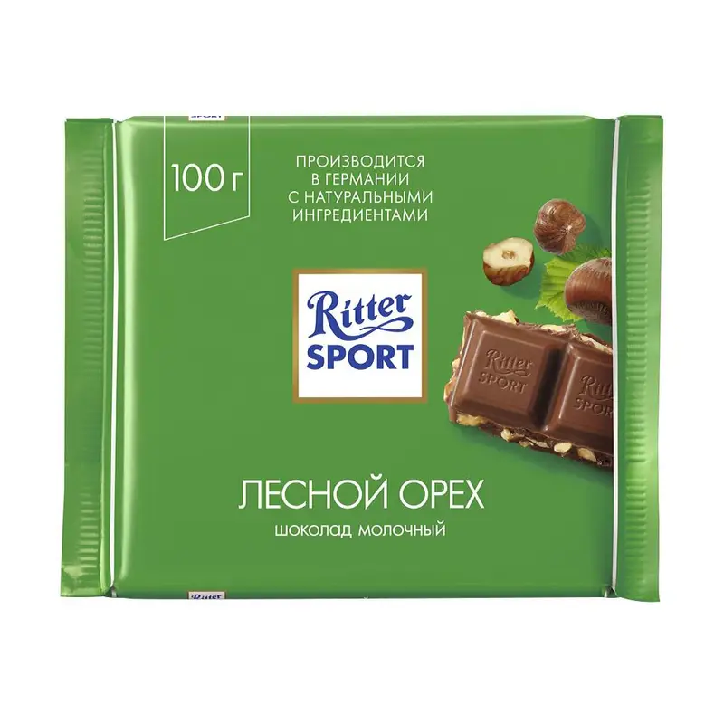 Шоколад, Ritter Sport, 100 г, в ассортименте