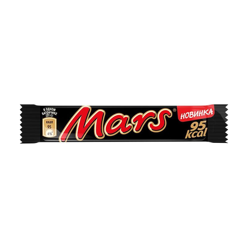 Батончик шоколадный, Mars, стик, 21 г