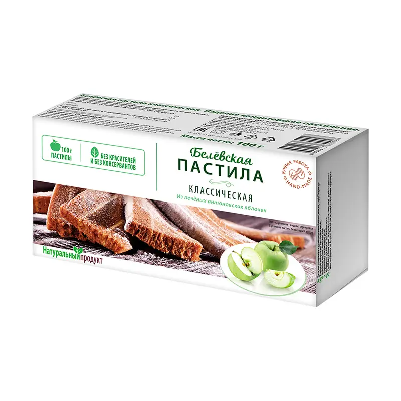 Белёвская пастила классическая, 100 г