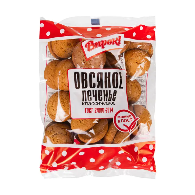 Печенье овсяное "Классическое", Впрок!, 500 г