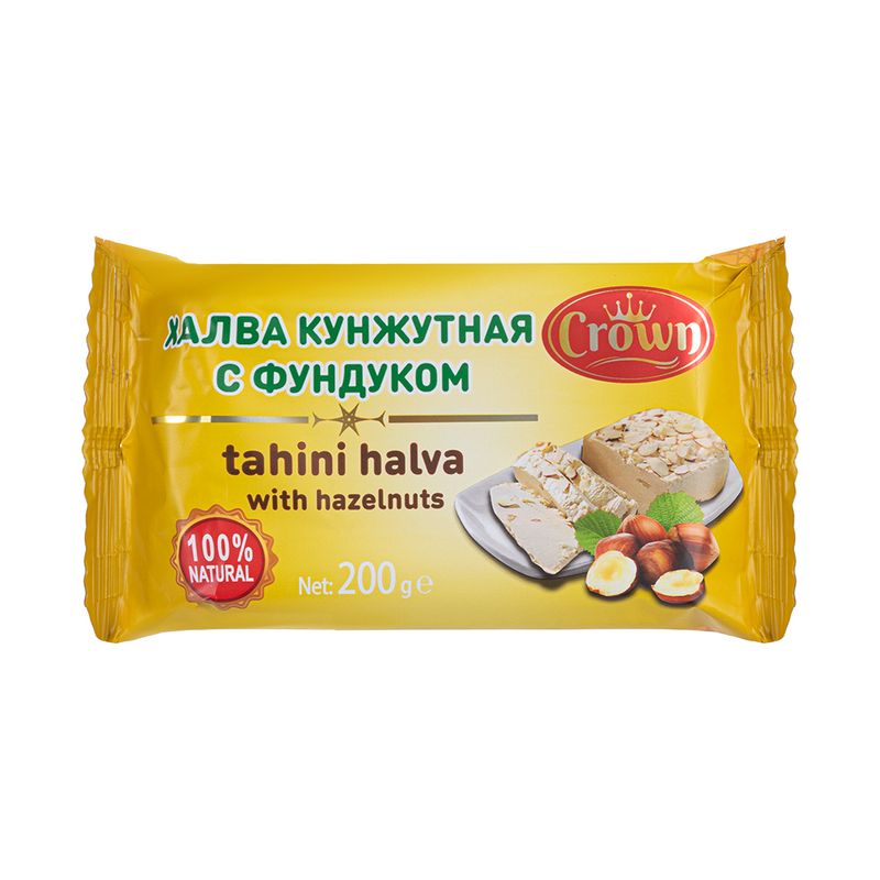 Халва кунжутная, Crown, 200 г, в ассортименте