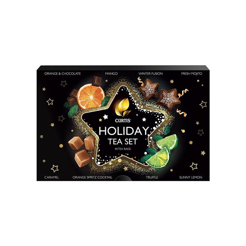Подарочный чайный набор "Holiday Tea Set", Curtis, 40 пакетиков, 66 г