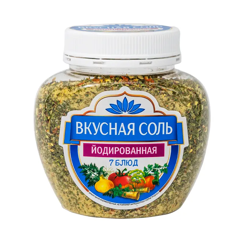 Соль йодированная "Вкусная", 400 г, в ассортименте