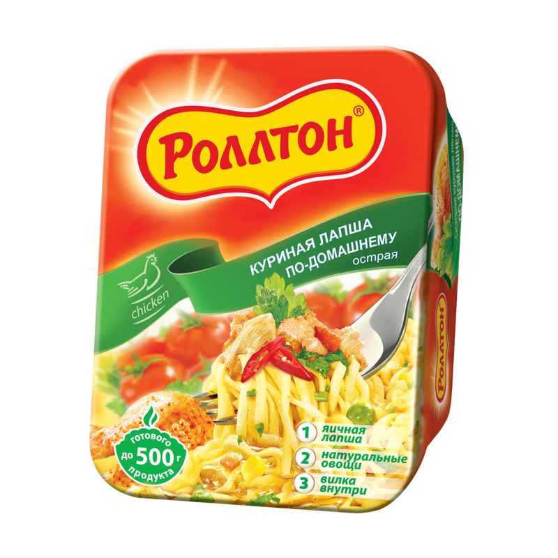 Лапша, Роллтон, 100 г, в ассортименте