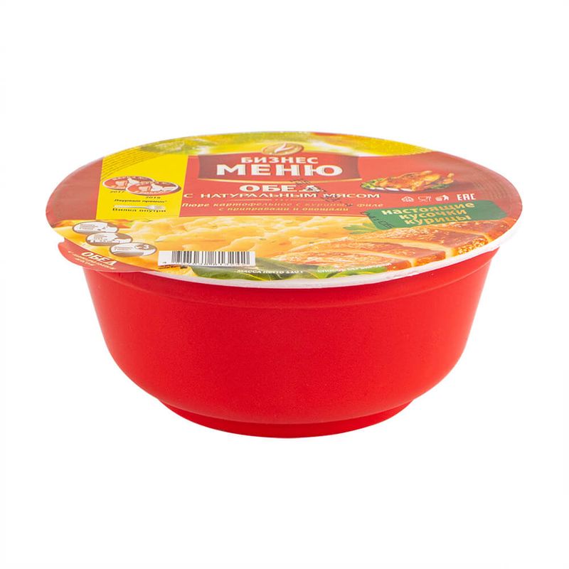Пюре картофельное, Бизнес Меню, 110 г