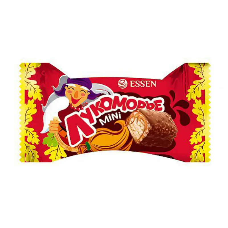 Хрустящие конфеты "Лукоморье", ESSEN, mini, с тягучей карамелью, 250 г