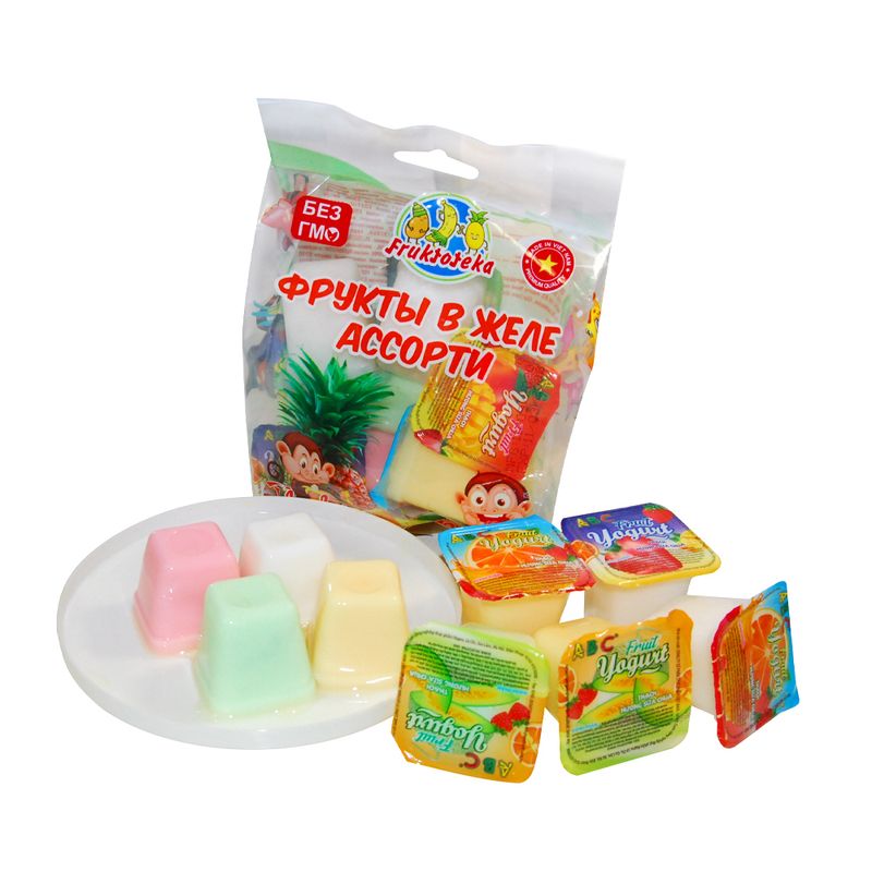 Фрукты в желе, Fruktoteka, ассорти, 360 г