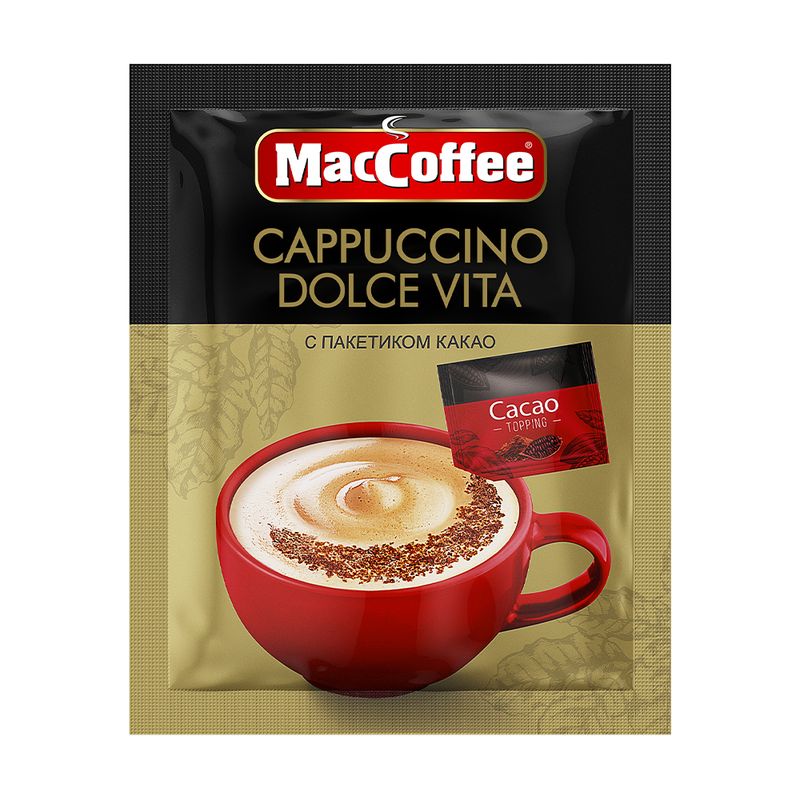 Напиток кофейный "Cappuccino Dolce Vita", MacCoffee, 5х24 г