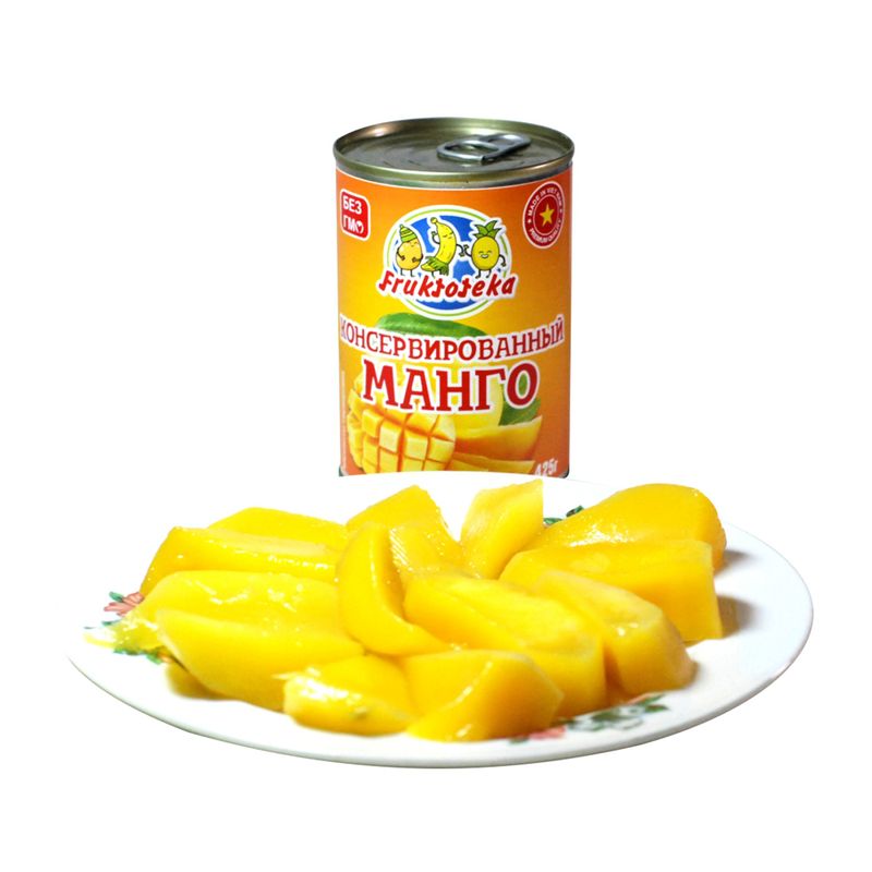 Консервированное манго, Fruktoteka, 425 г