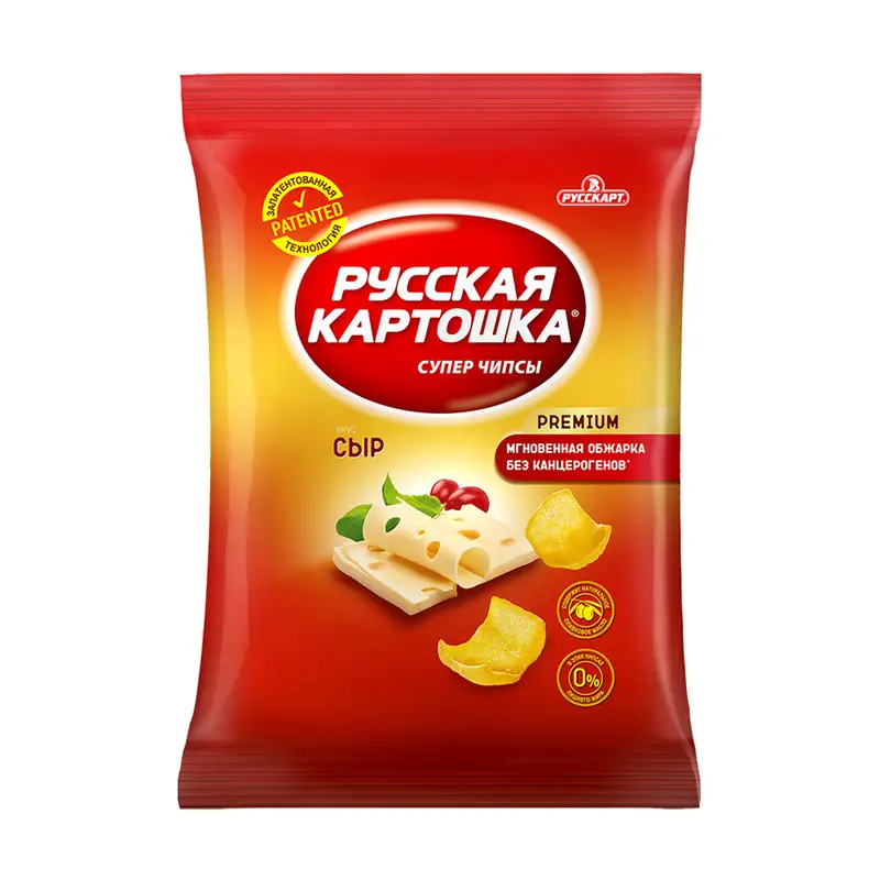 Чипсы "Русская картошка", 120 г, в ассортименте