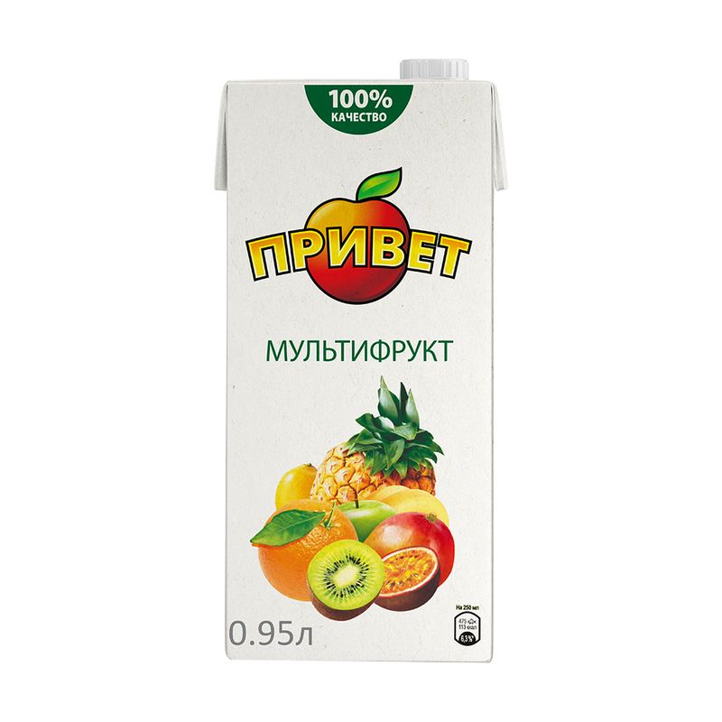 Напиток сокосодержащий, Привет, 0,95 л