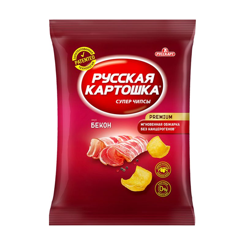 Чипсы "Русская картошка", 120 г, в ассортименте
