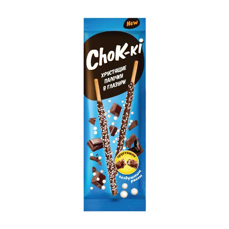 Хрустящие палочки в глазури "ChoK-ki", 40 г, в ассортименте