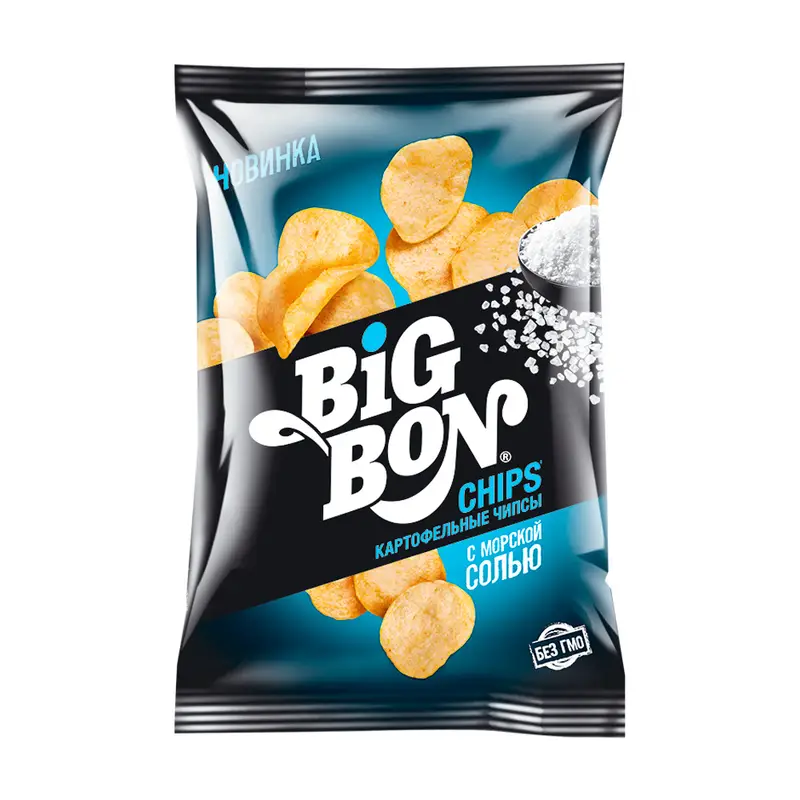 Картофельные чипсы, BIG BON, 75 г, в ассортименте