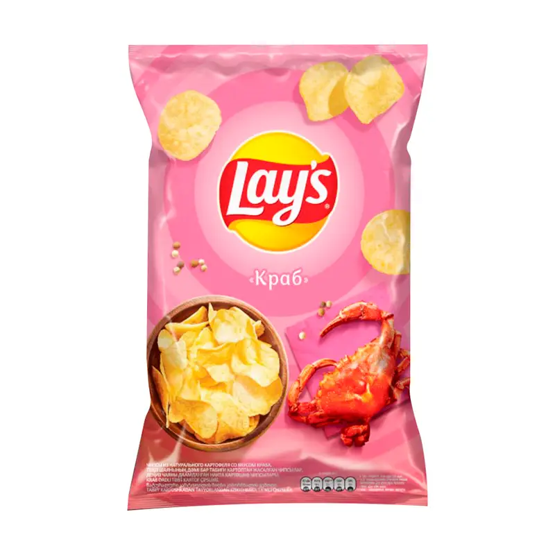 Картофельные чипсы, Lay's, 140 г, в ассортименте