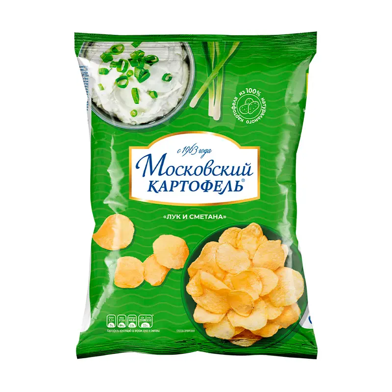 Чипсы, Московский картофель, 90 г, в ассортименте
