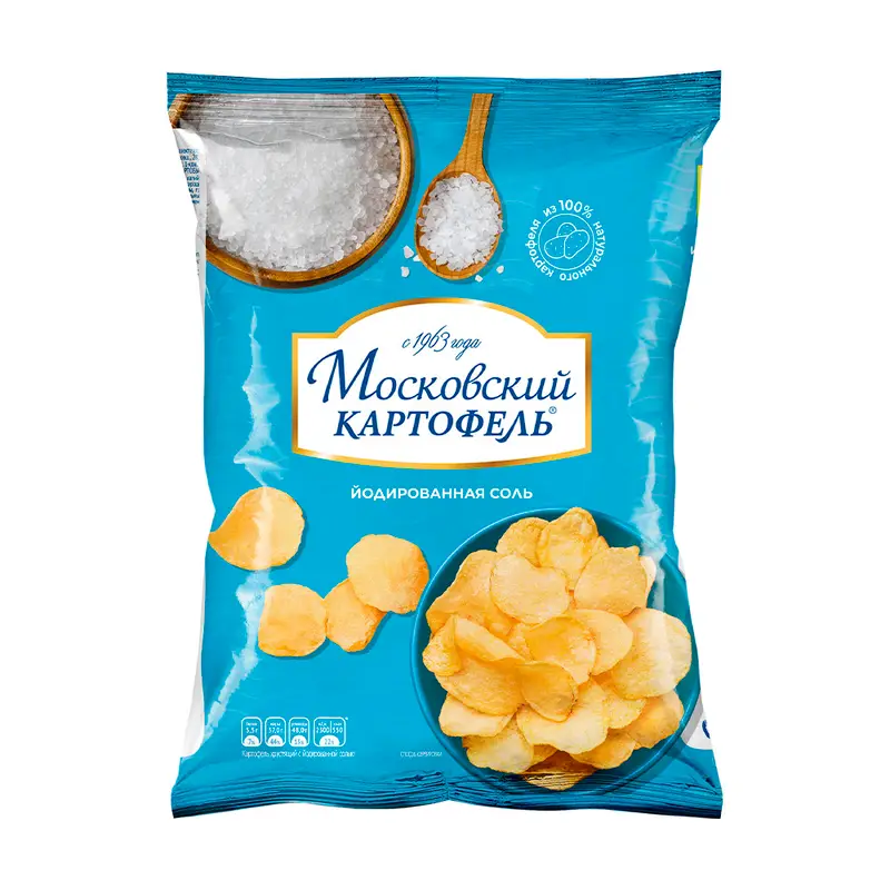 Чипсы, Московский картофель, 90 г, в ассортименте