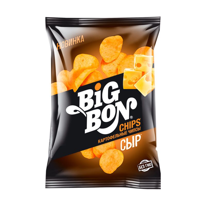 Картофельные чипсы, BIG BON, 75 г, в ассортименте