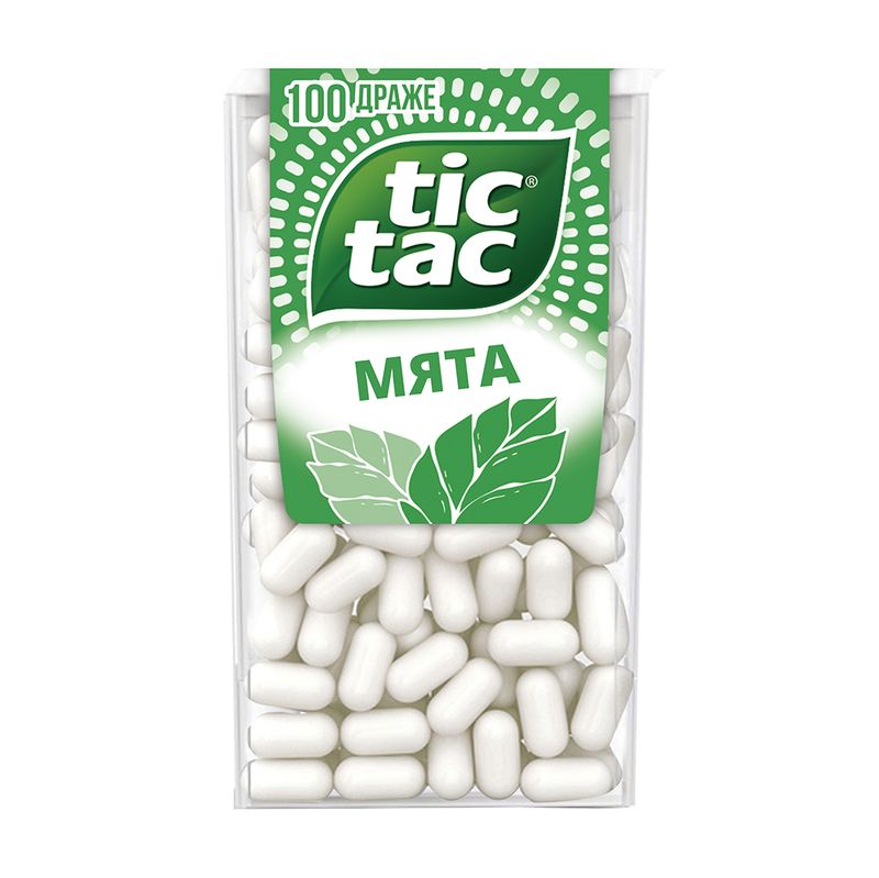 Драже, Tic Tac, 49 г, в ассортименте