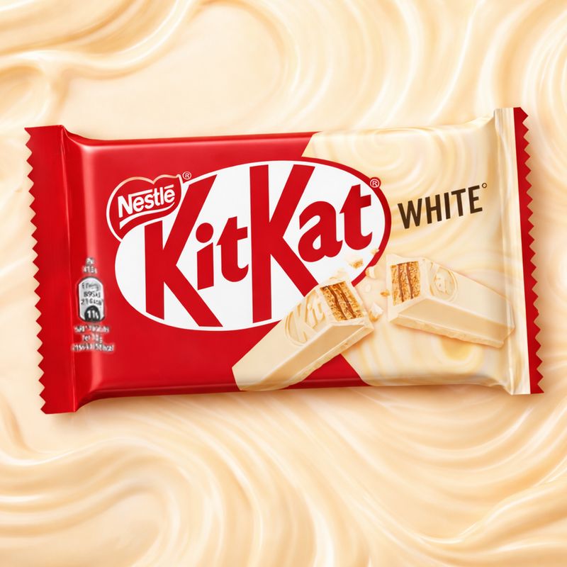 Шоколад белый с хрустящей вафлей, KitKat, 41,5 г