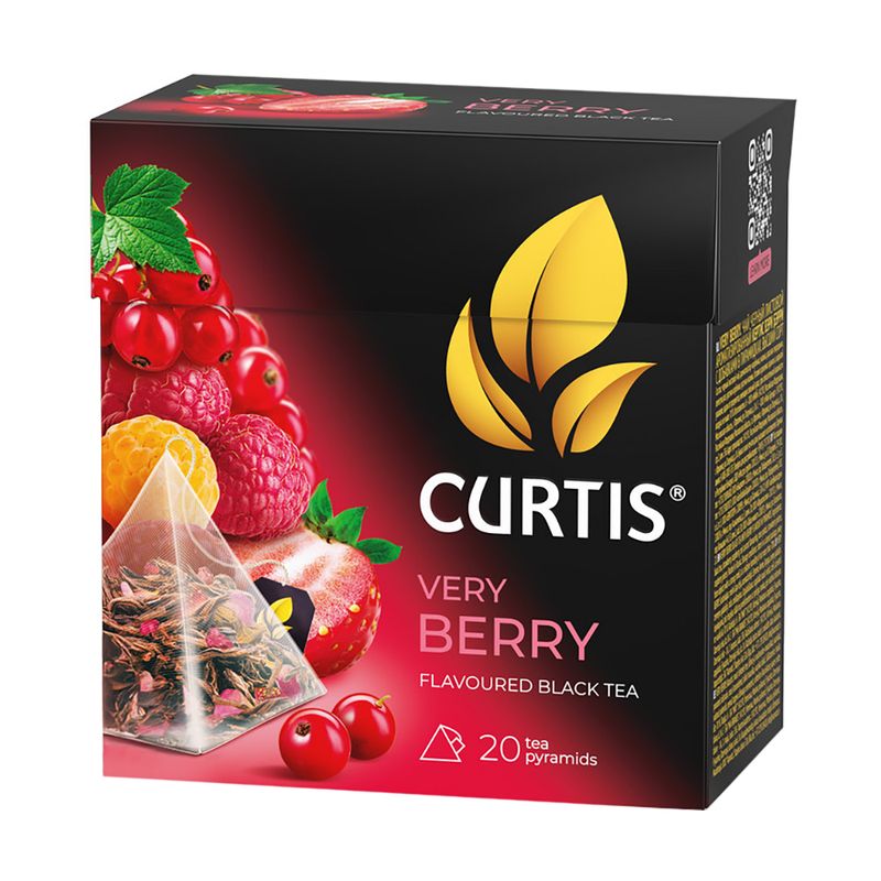 Чай черный "Very Berry", CURTIS, 20 пирамидок