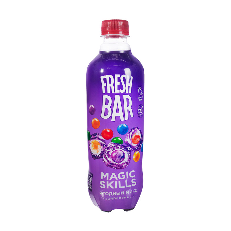 Напиток сильногазированный "Mэджик Скиллс", Fresh Bar, 0,48 л