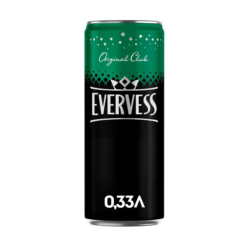 Газированный напиток, Evervess, 0,33 л, в ассортименте