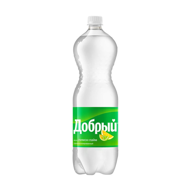 Напиток газированный "Лимон-Лайм", Добрый, 1,5 л