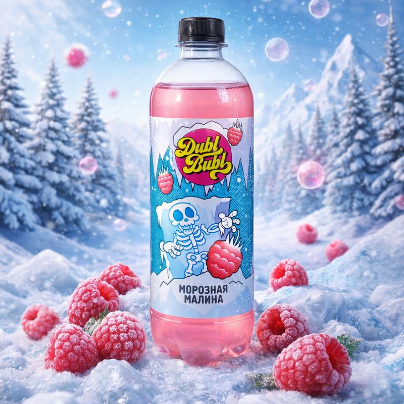 Напиток газированный, DUBL BUBL, 0,5 л, в ассортименте