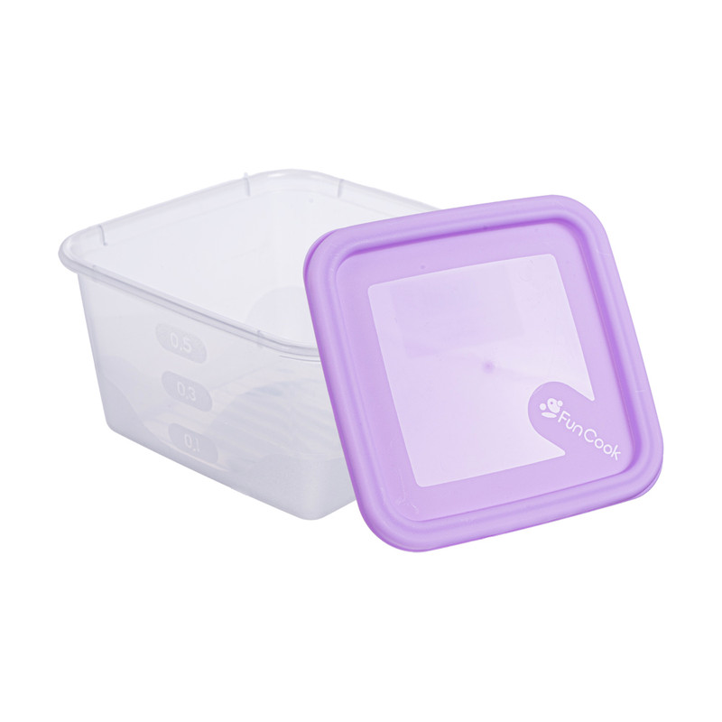 Square container 0.63 L