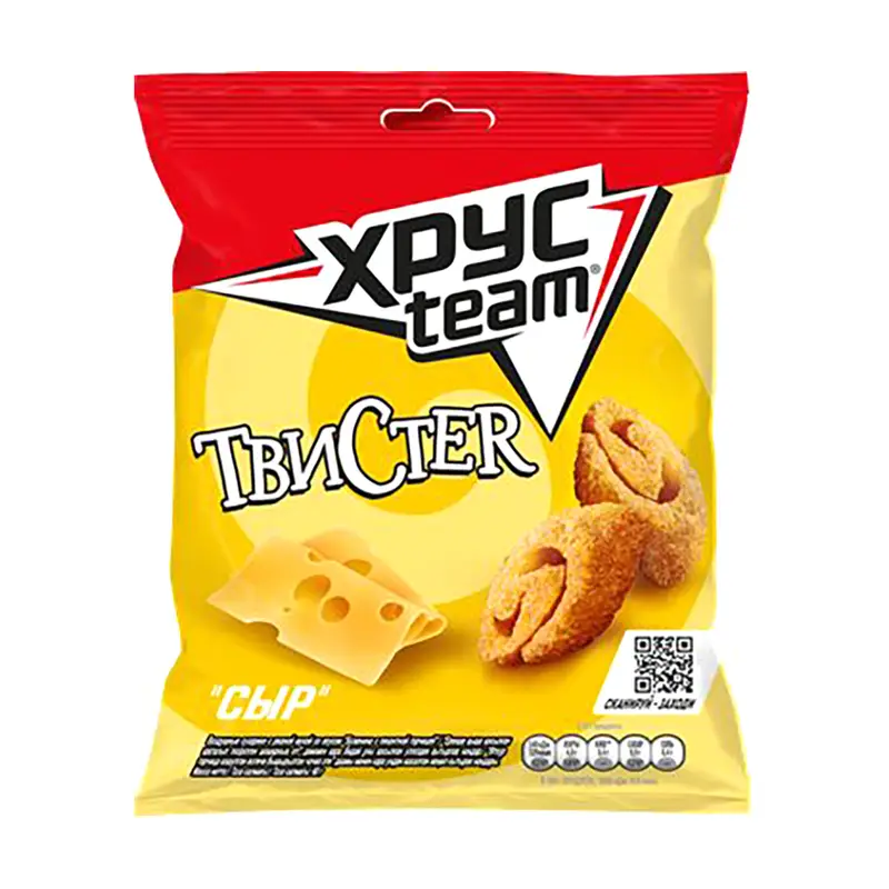 Сухарики "ТвиСтер", ХрусTeam, 95 г, в ассортименте