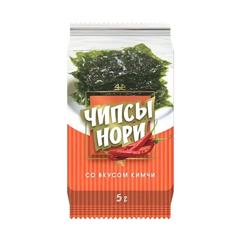 Чипсы нори со вкусом кимчи, 5 г