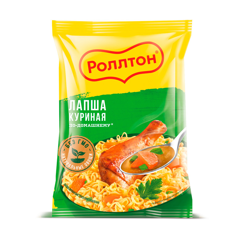 Лапша "По-домашнему", Роллтон, 85 г, в ассортименте