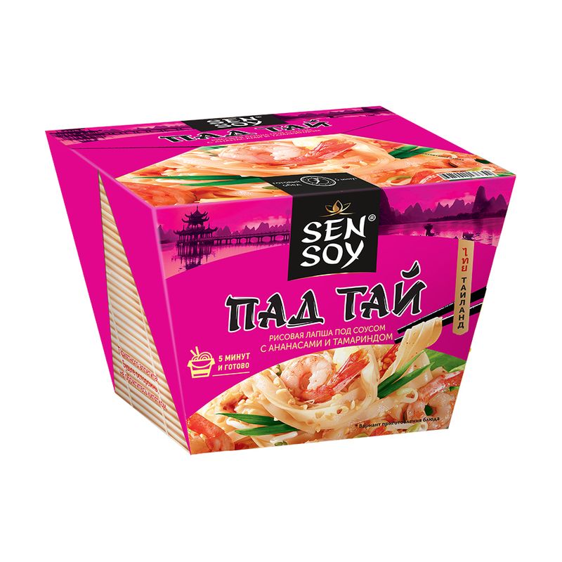 Рисовая лапша "Пад Тай", Sen Soy, 125 г