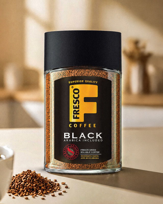 Растворимый кофе "Arabica Black", FRESCO, 90 г
