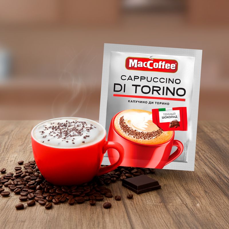 Напиток кофейный "Cappuccino DI TORINO", MacCoffee, 25,5 г