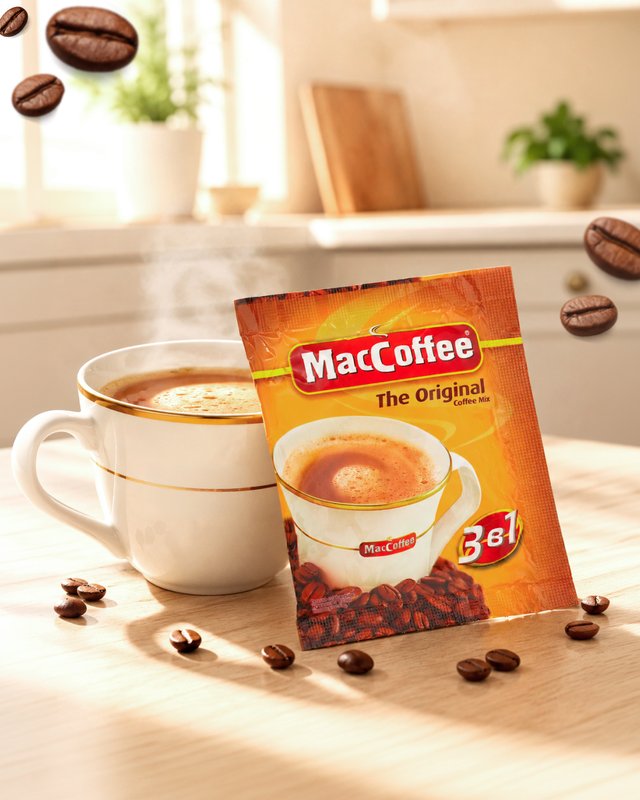 Напиток кофейный растворимый, MacCoffee, 3 в 1, 20 г, 5 шт.