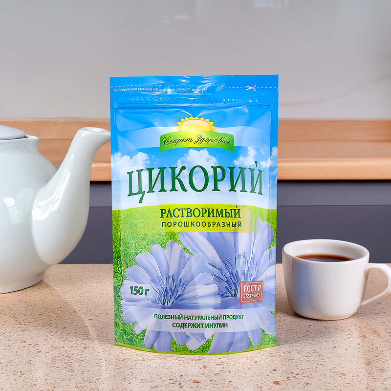 Напиток растворимый "Цикорий", Секрет Здоровья, 150 г
