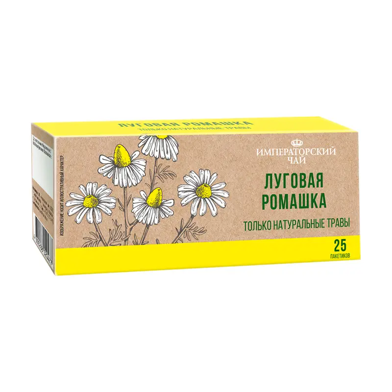 Чайный напиток "Луговая ромашка", Императорский чай, 25 пакетиков, 37,5 г
