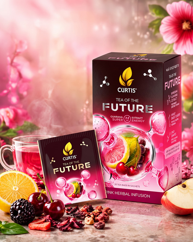 Чайный напиток "Tea of the future. Super energy", Curtis, 20x1,5 г